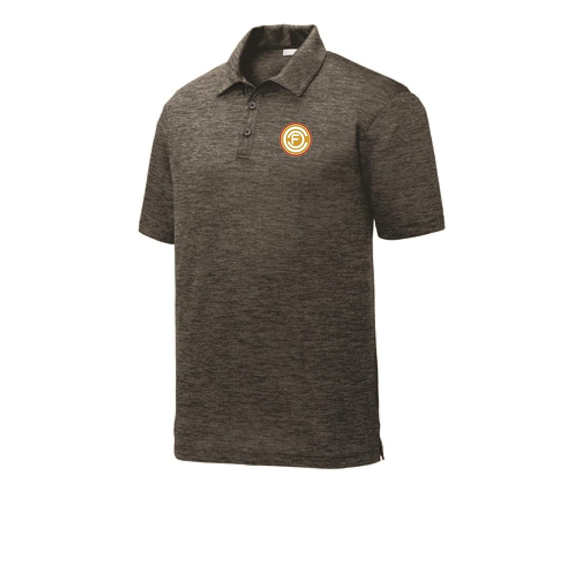 Mens Electric Heather Polo