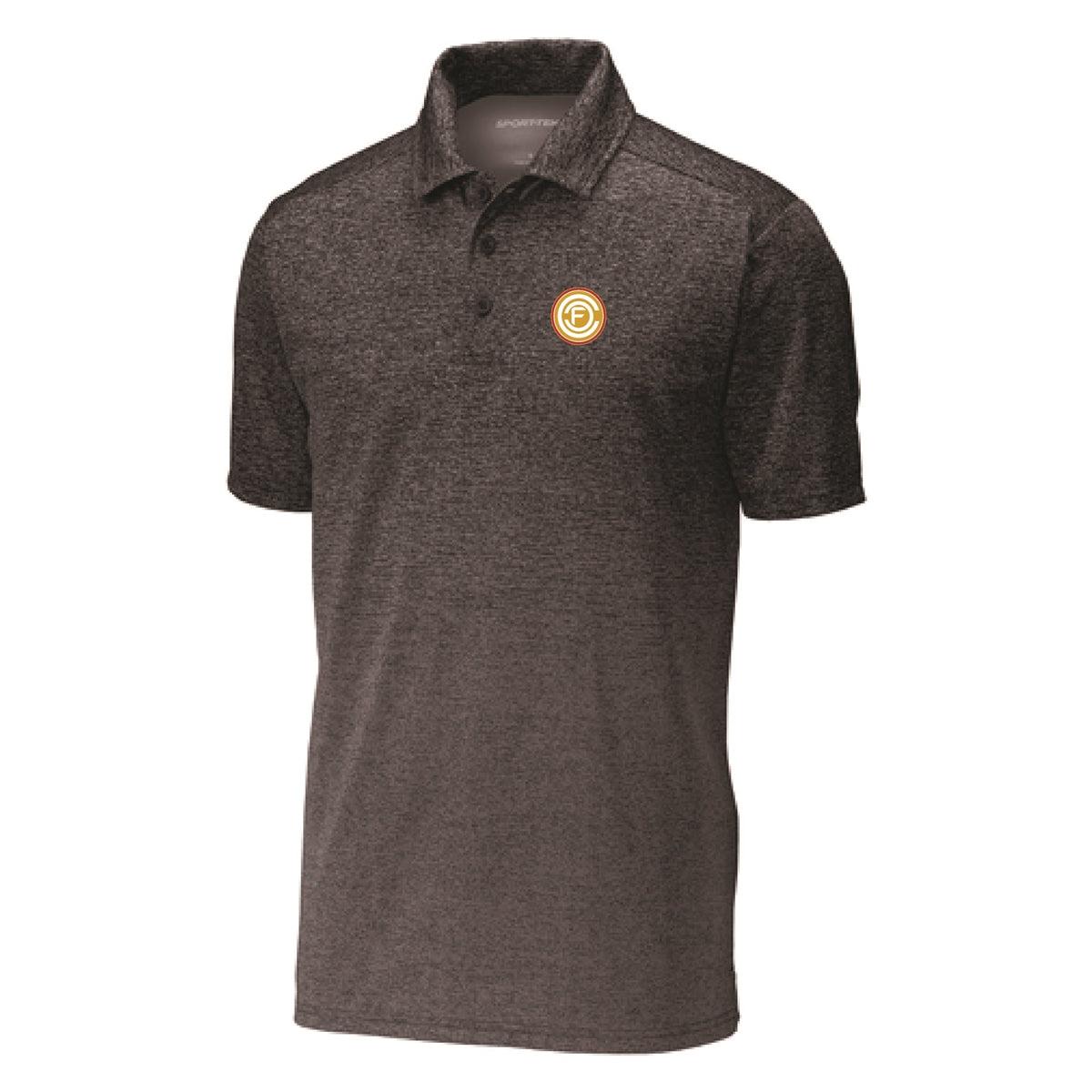Mens Ombre Heather Polo