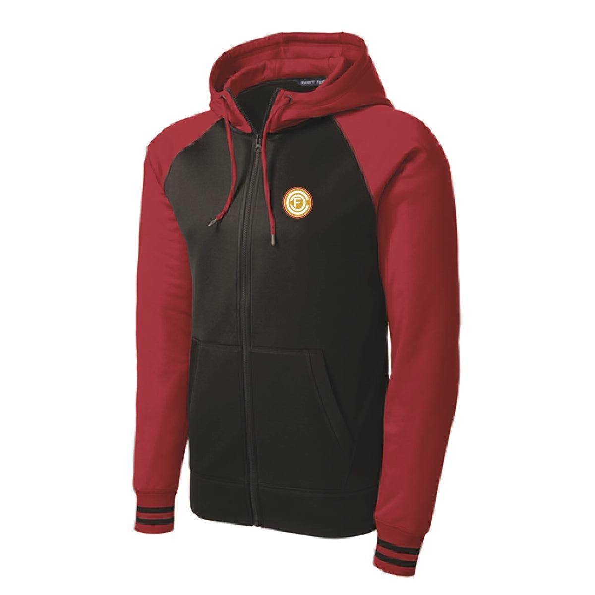 Men's Varsity Fleece Full-Zip Hooded Jacket
