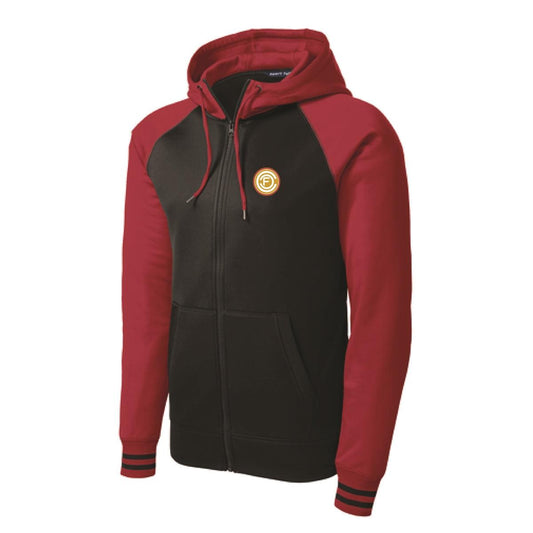 Men's Varsity Fleece Full-Zip Hooded Jacket