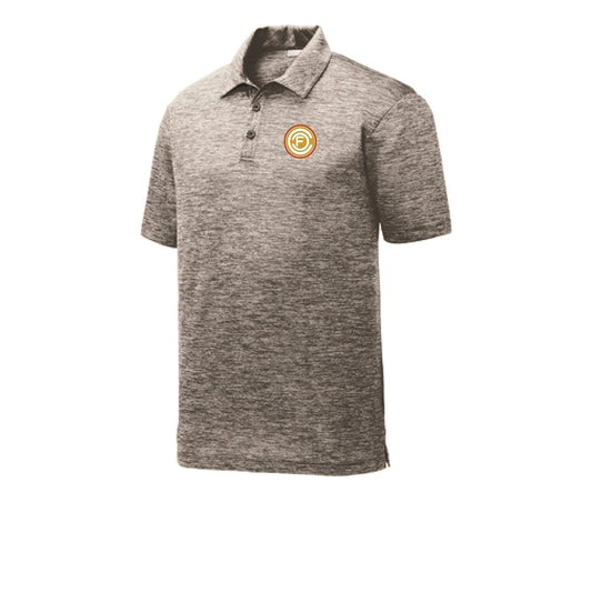 Mens Electric Heather Polo