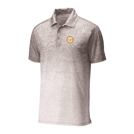 Mens Ombre Heather Polo